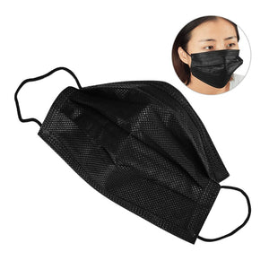 10 Pcs / Pack Disposable Non Woven Black Facial Mask Medical dental Earloop