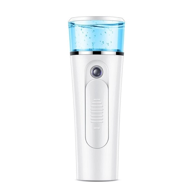 2-in-1 Handheld Mist Sprayer Portable Facial Steamer Sprayer USB Rechargeable Power Bank Sprayer Beauty Instrument Hot Sale