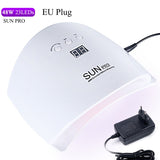 SUN PRO UV Lamp 48W Nail Dryer Machine 23 LEDs Red Light LCD Display Lamp Curing Gel Polish Manicure Auto Sensor Tool CHSUNPRO