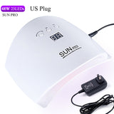 SUN PRO UV Lamp 48W Nail Dryer Machine 23 LEDs Red Light LCD Display Lamp Curing Gel Polish Manicure Auto Sensor Tool CHSUNPRO