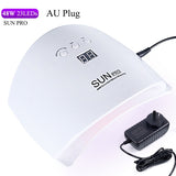 SUN PRO UV Lamp 48W Nail Dryer Machine 23 LEDs Red Light LCD Display Lamp Curing Gel Polish Manicure Auto Sensor Tool CHSUNPRO